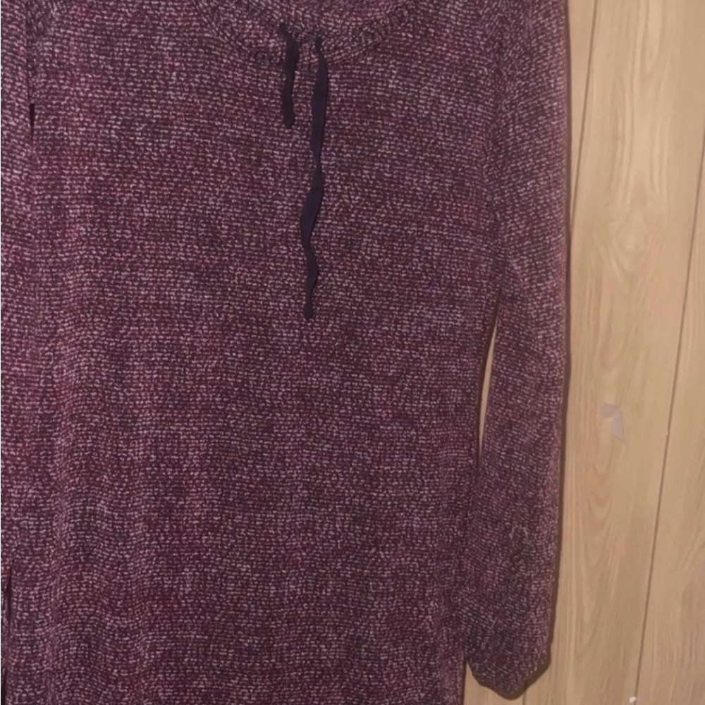 Maurices Burgundy Long Sleeve Dress